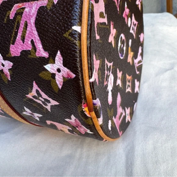 Louis Vuitton Richard Prince Monogram Watercolor Papillon 30 Shoulder Bag - Picture 12 of 15